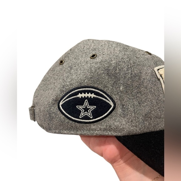 NWT Stoney Clover Lane x ‘47 Unisex Dallas Cowboys Adjustable Hat in Gray/Black main image 6